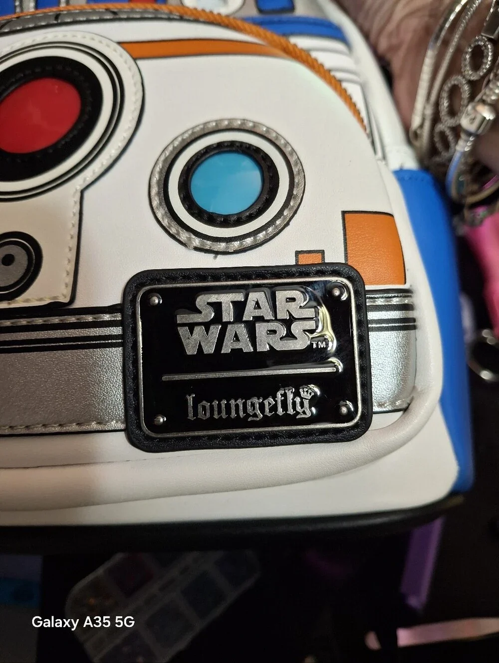 Loungefly Starwars R2-D2 BB-8 Light-up Cosplay mini backpack